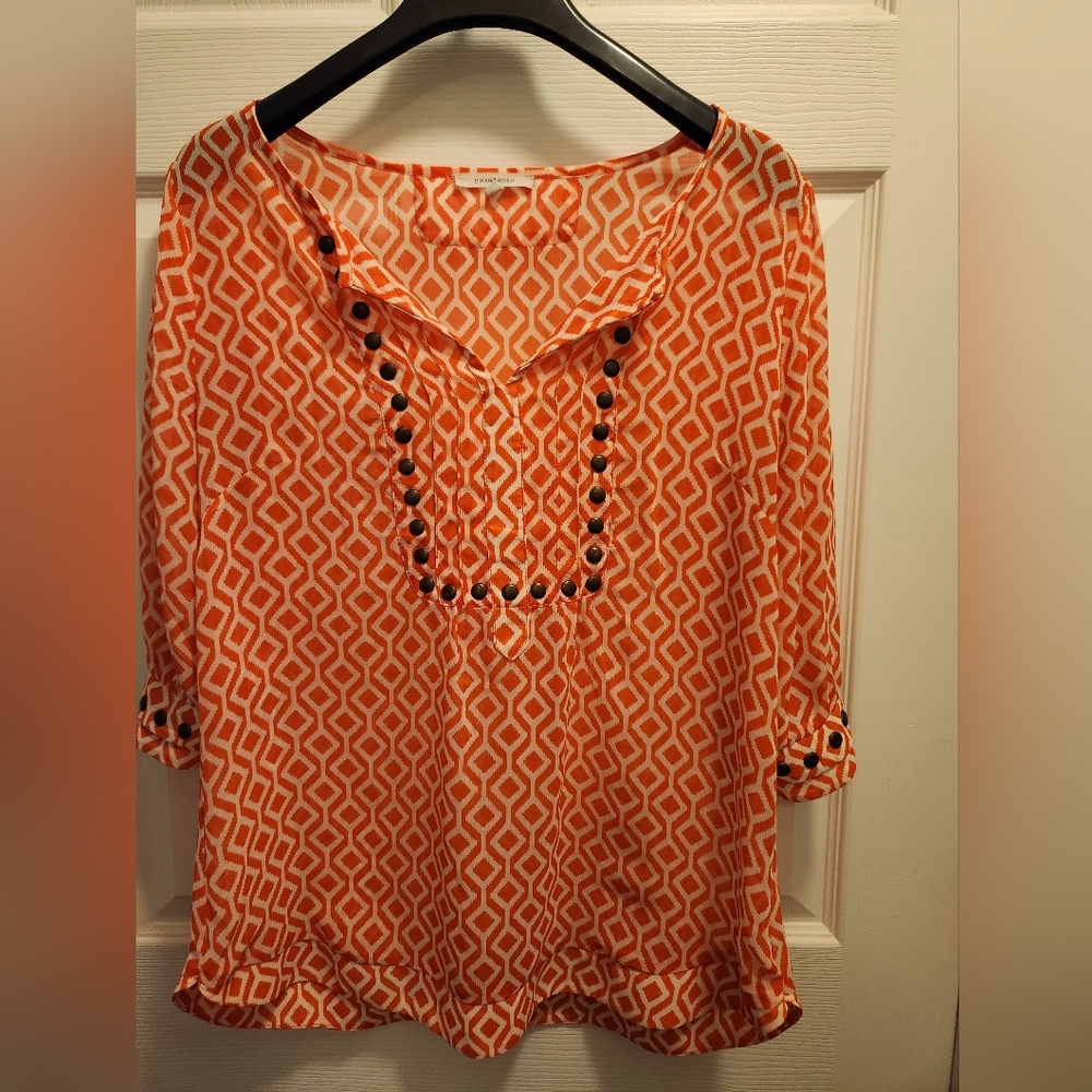 41 Hawthorn Geometric Print Blouse